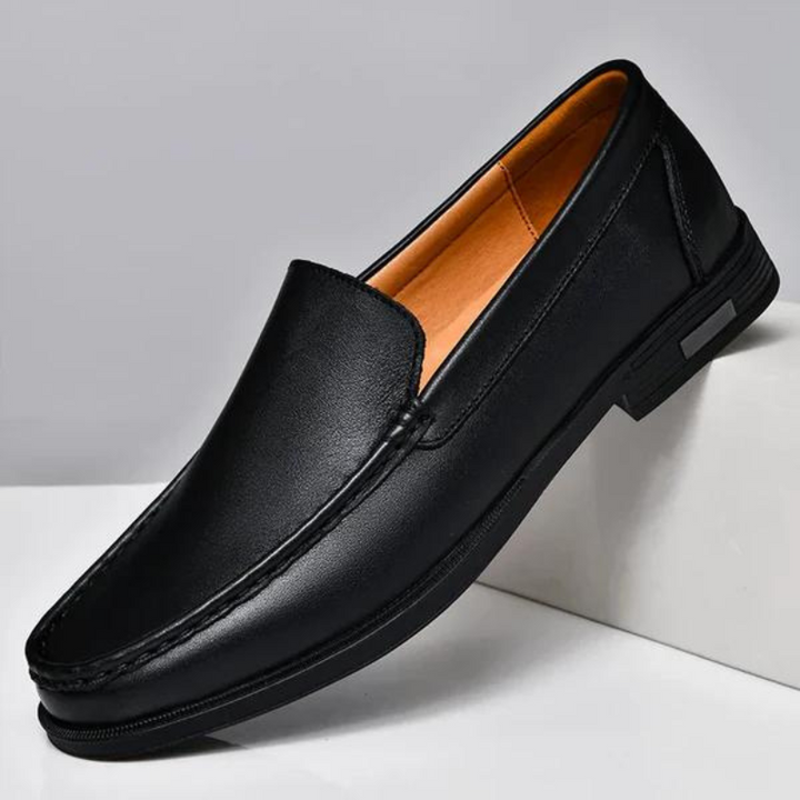 Loafers i äkta italienskt läder
