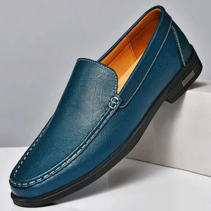 Loafers i äkta italienskt läder