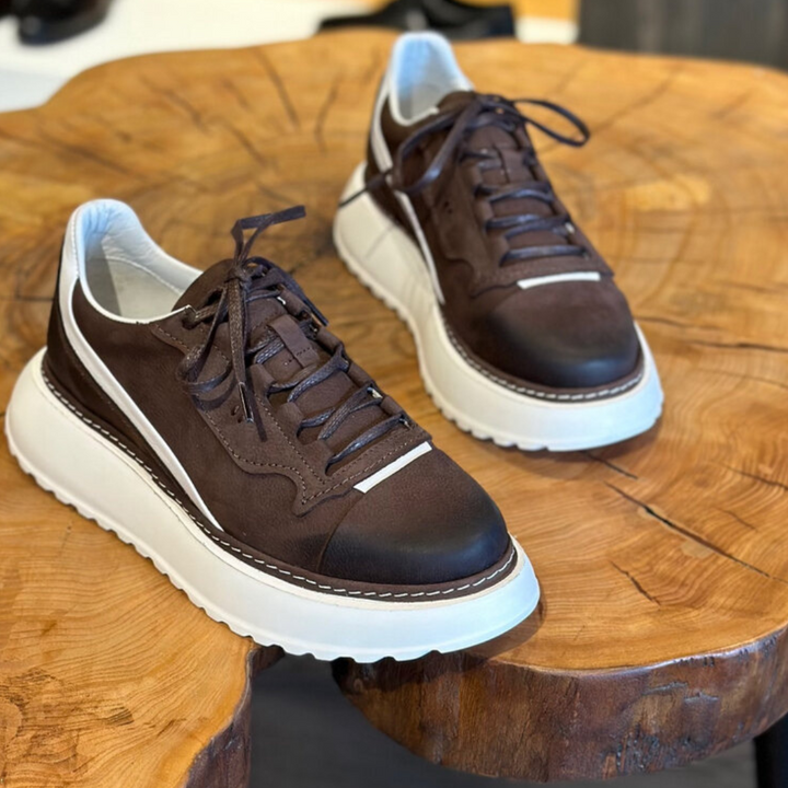 Douglas – Trainers with Chunky Leather Sole