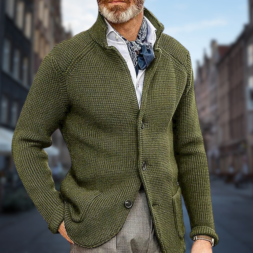Nicolas - Softer and more elegant men's cardigan Last day 80% off!