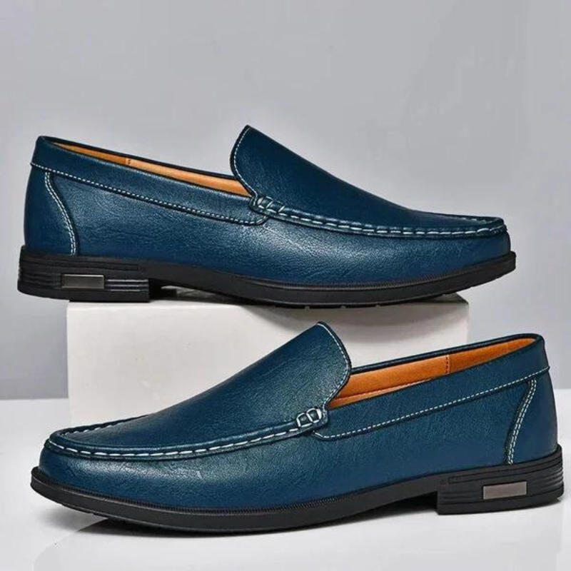 Loafers i äkta italienskt läder
