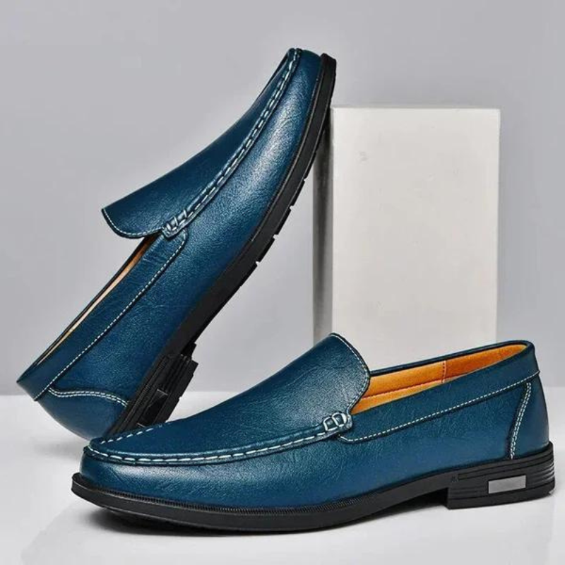 Loafers i äkta italienskt läder
