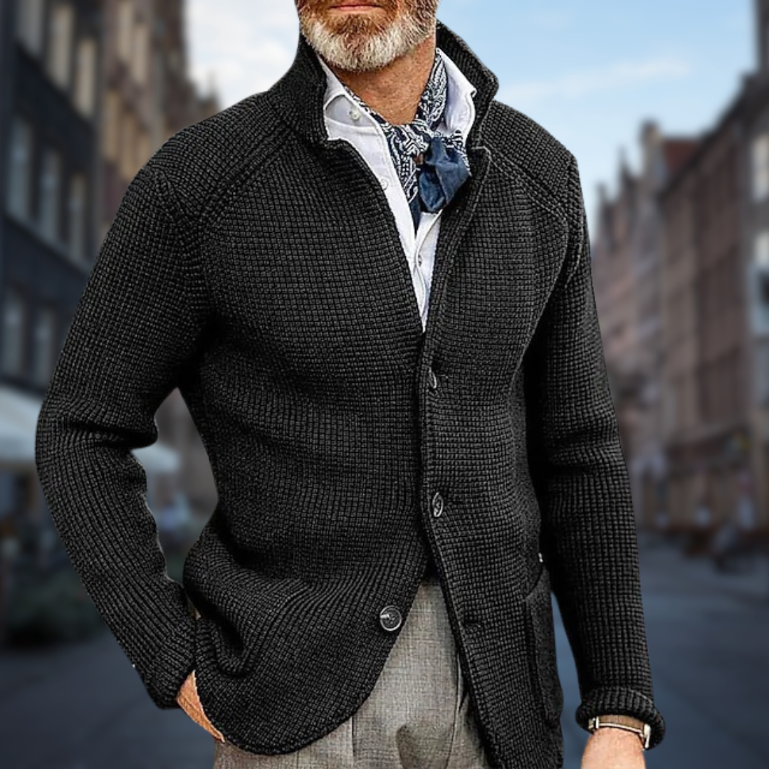 Nicolas - Softer and more elegant men's cardigan Last day 80% off!