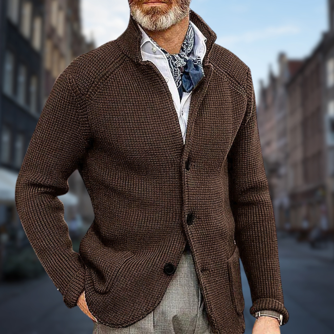 Nicolas - Softer and more elegant men's cardigan Last day 80% off!