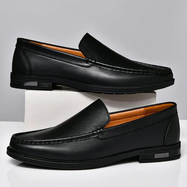 Loafers i äkta italienskt läder