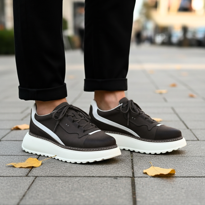 Douglas – Trainers with Chunky Leather Sole