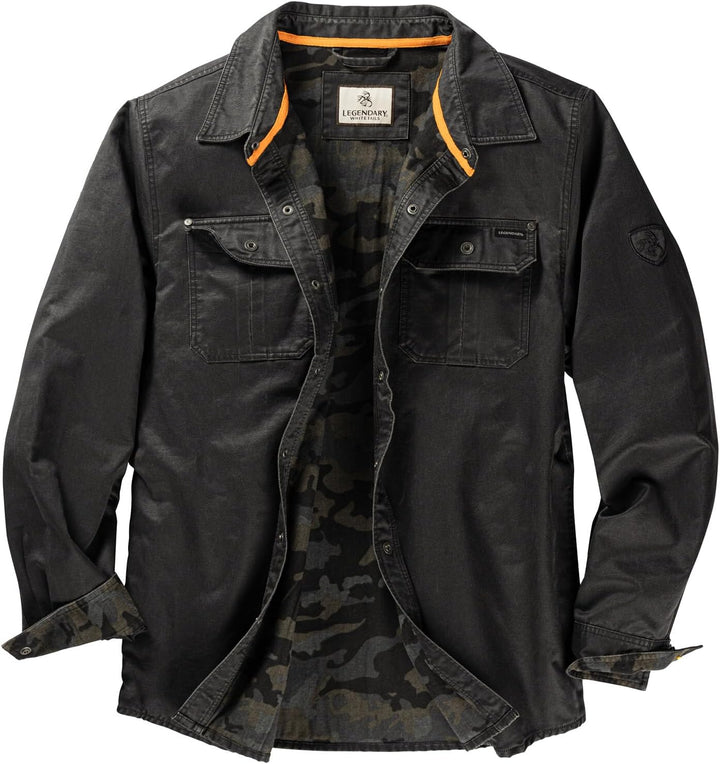 Black - Legendary Whitetails Men's Flannel