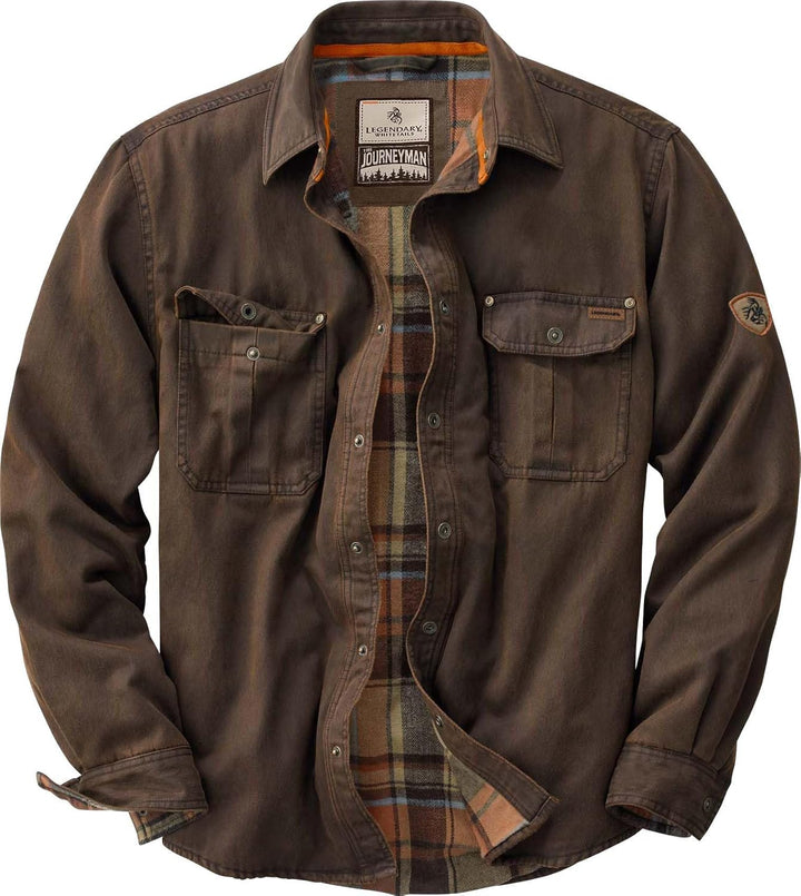Tobacco - Legendary Whitetails Men's Flannel