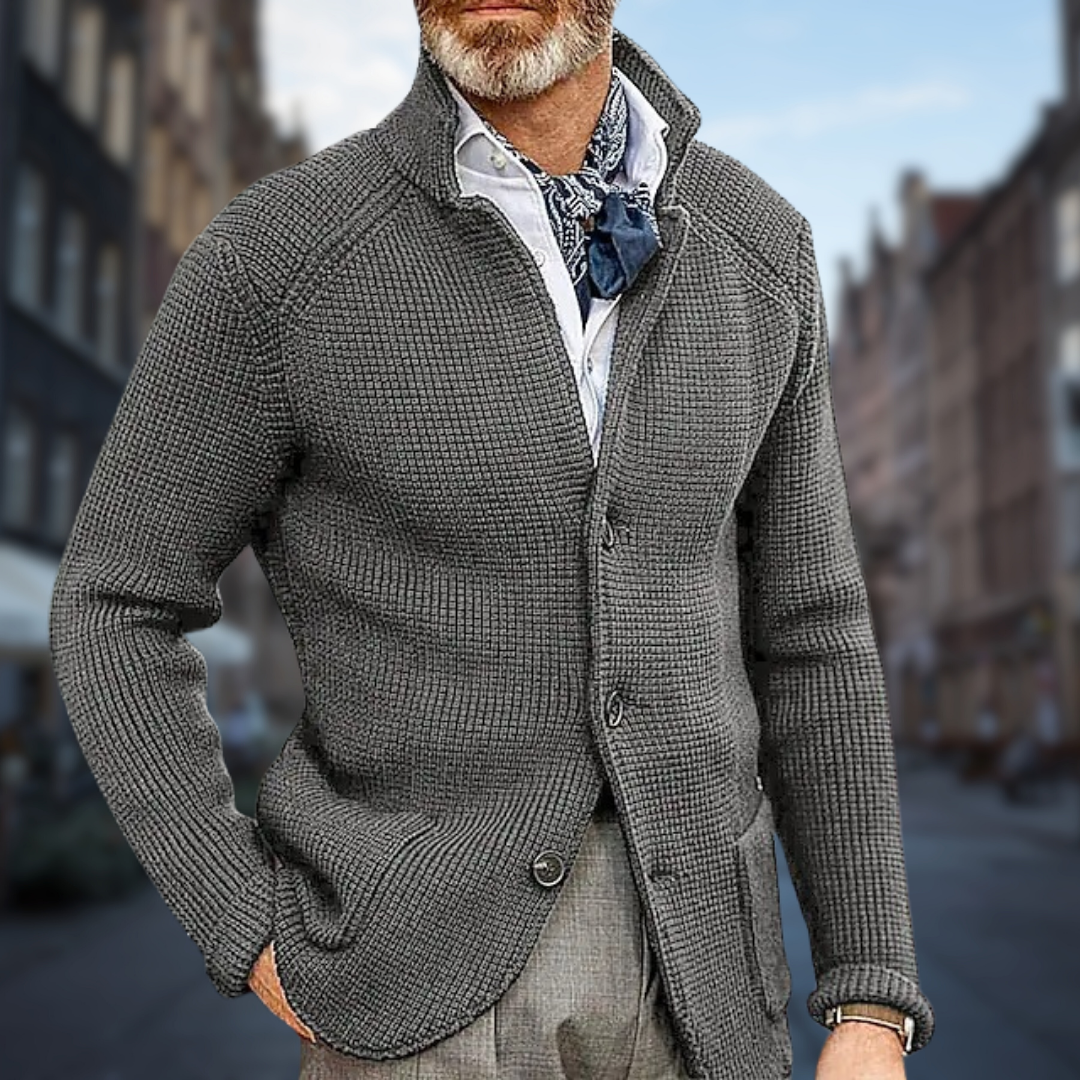 Nicolas - Softer and more elegant men's cardigan Last day 80% off!