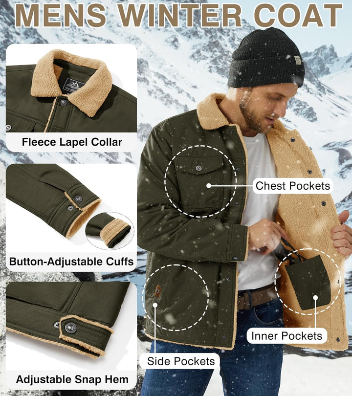 EKLENTSON Men's Winter Jacket