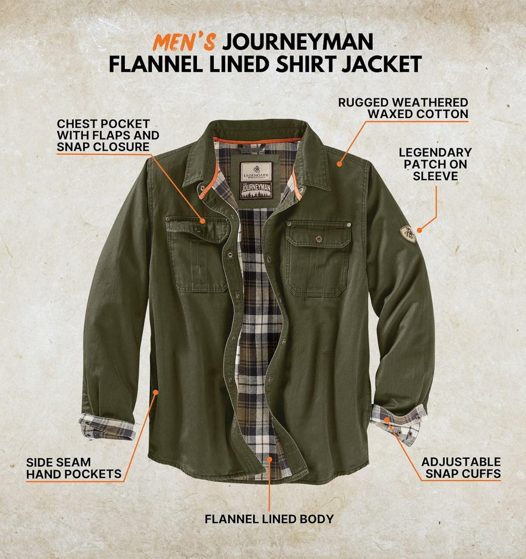 Dark Army - Legendary Whitetails Men's Flannel