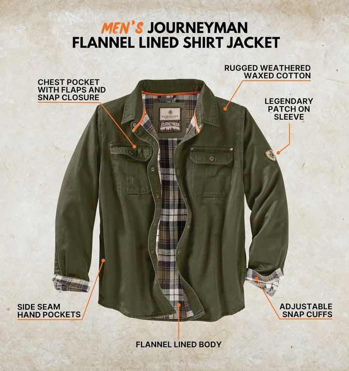 Dark Army - Legendary Whitetails Men's Flannel