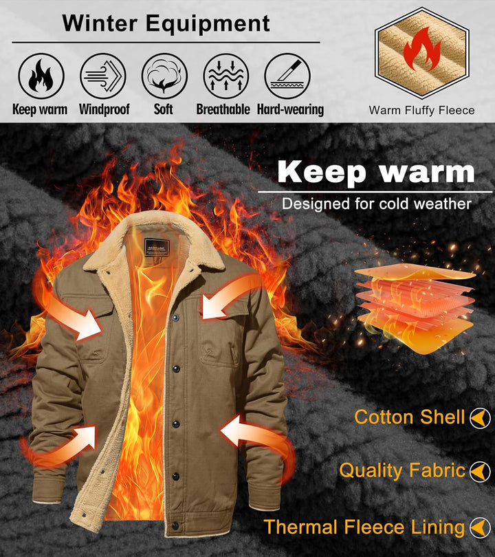 EKLENTSON Men's Winter Jacket