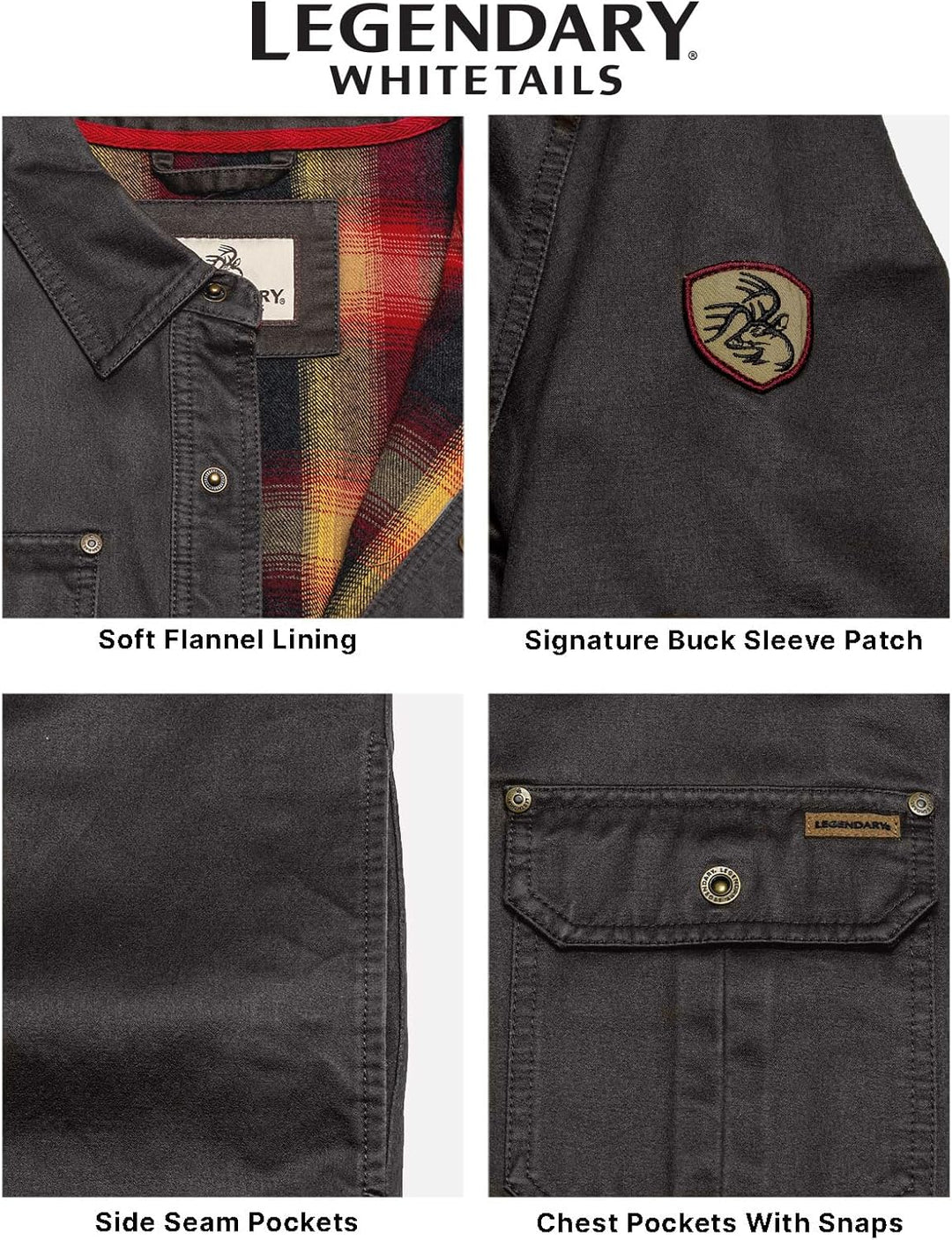 Tarmac - Legendary Whitetails Men's Flannel