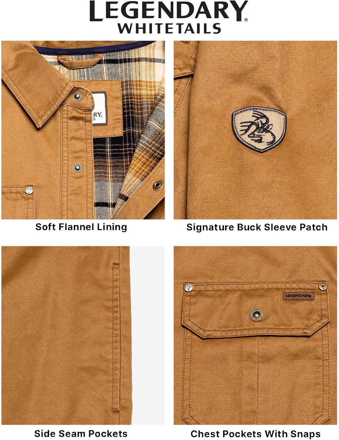 Barley - Legendary Whitetails Men's Flannel
