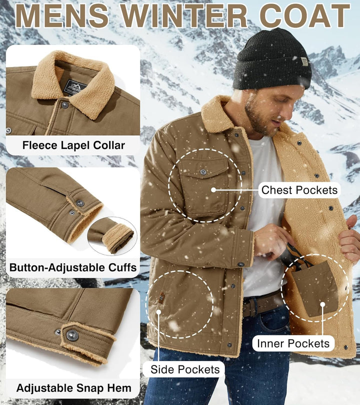 EKLENTSON Men's Winter Jacket