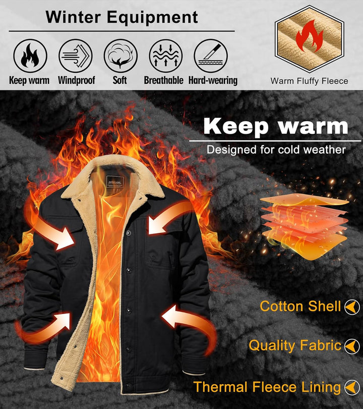 EKLENTSON Men's Winter Jacket
