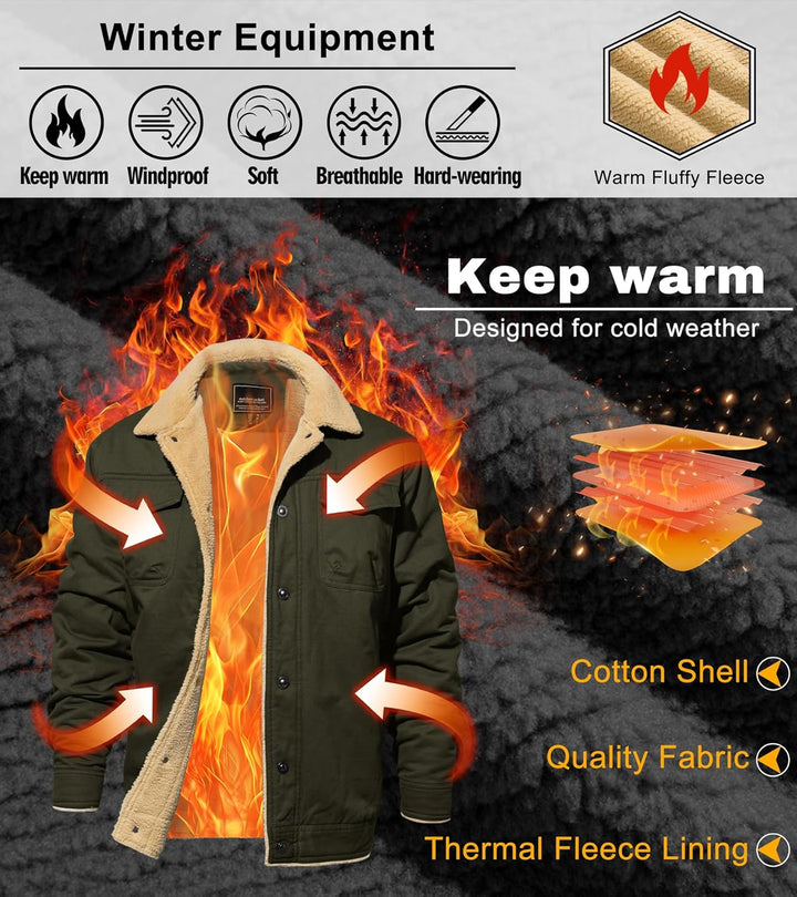 EKLENTSON Men's Winter Jacket