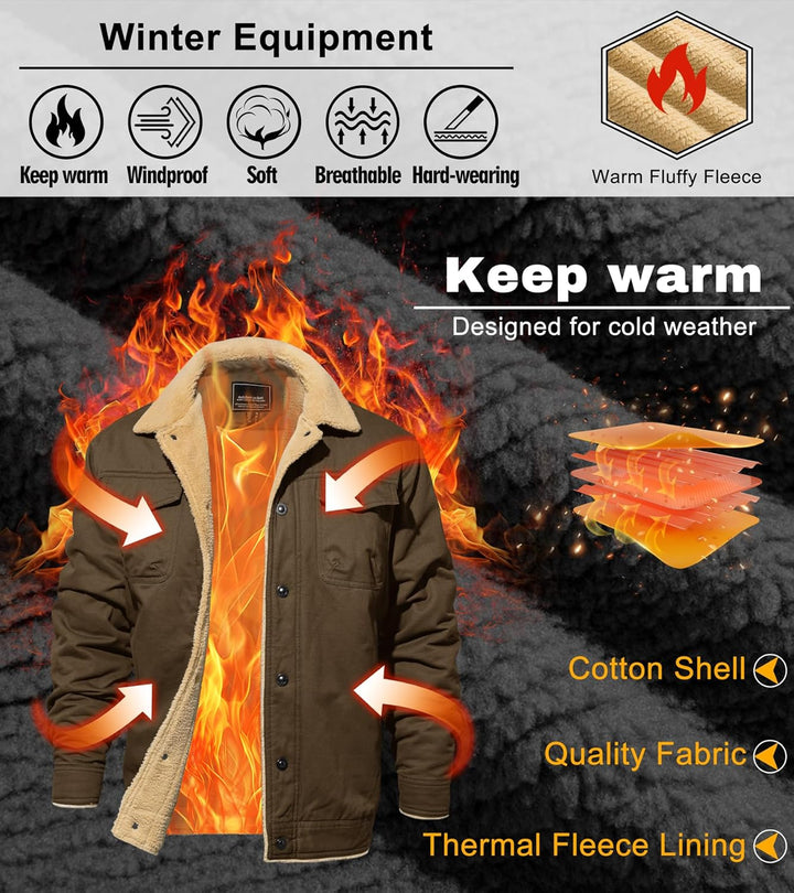 EKLENTSON Men's Winter Jacket