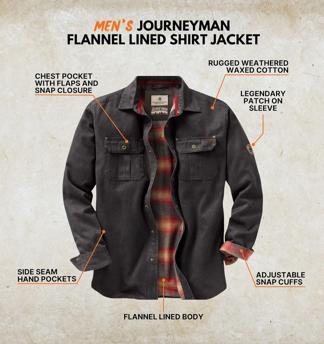 Tarmac - Legendary Whitetails Men's Flannel