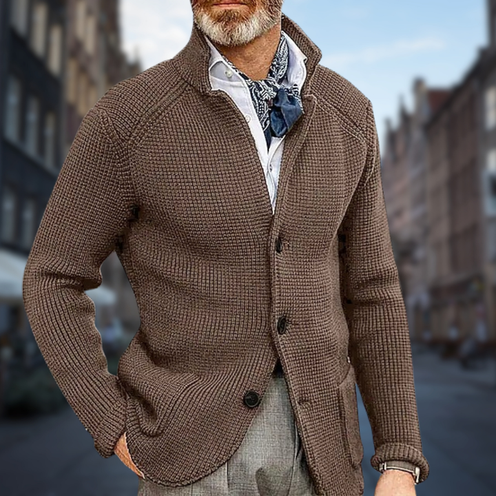 Nicolas - Softer and more elegant men's cardigan Last day 80% off!
