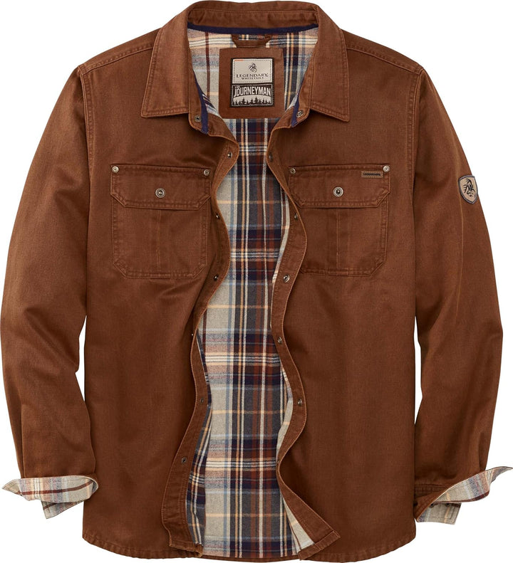 Tobacco - Legendary Whitetails Men's Flannel