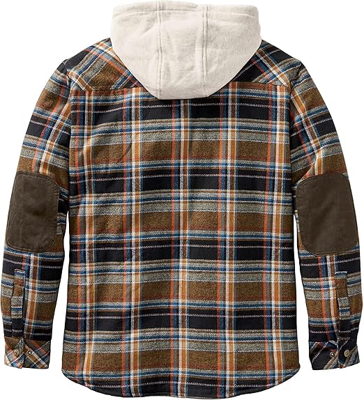 Porter Plaid - Men's Hooded Shirt Jacket