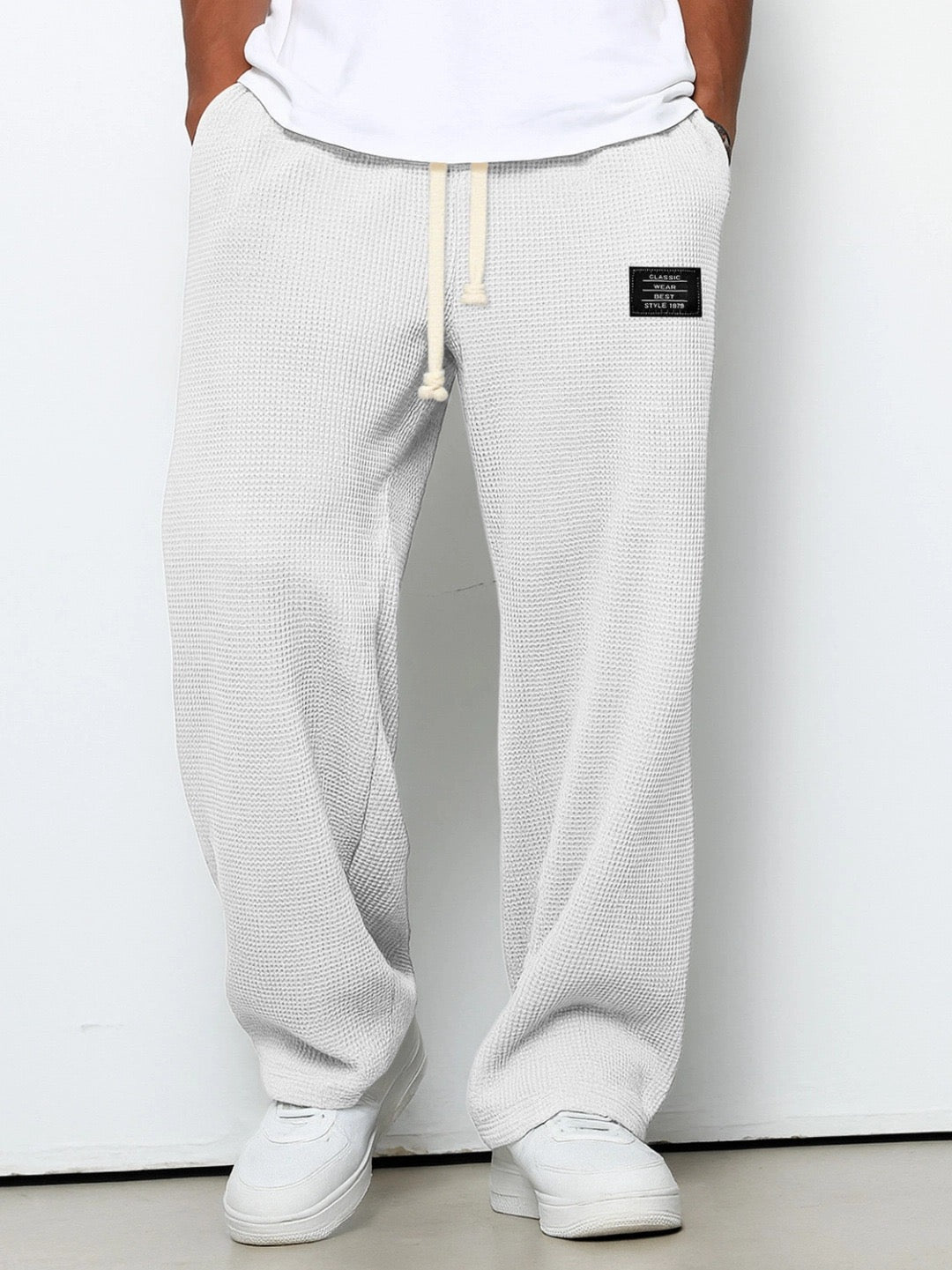 Deslan – Weite Hose Mit Verstellbarem Bund