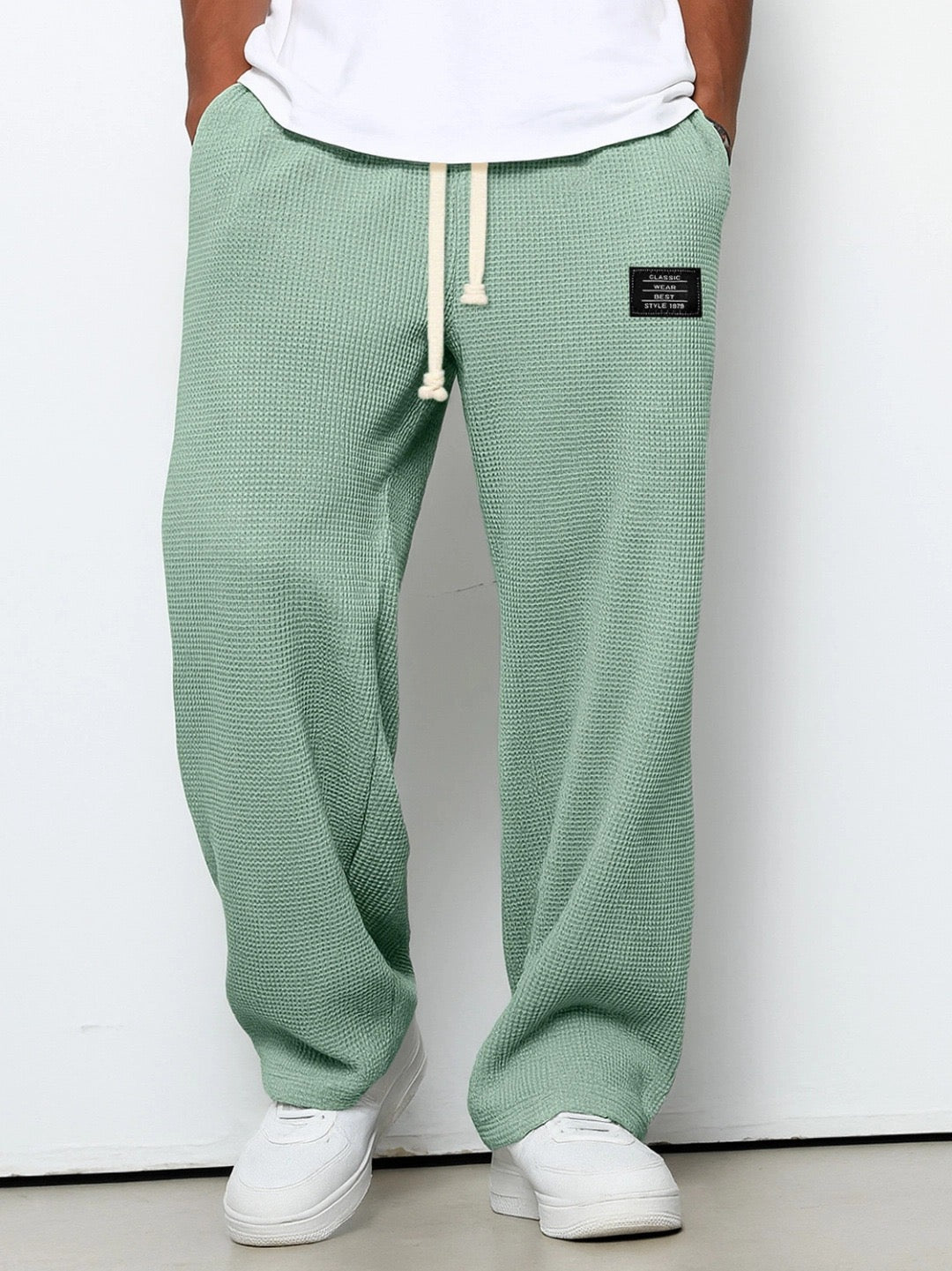 Deslan – Weite Hose Mit Verstellbarem Bund
