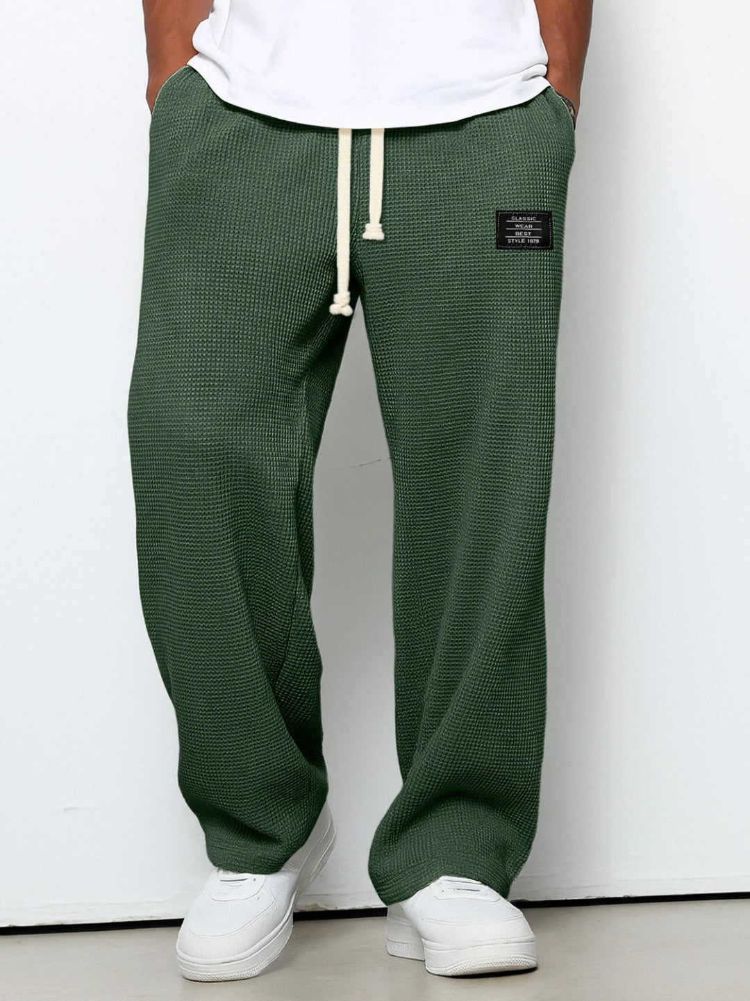 Deslan – Weite Hose Mit Verstellbarem Bund