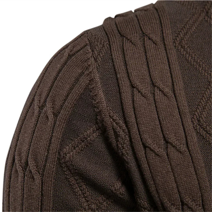 Bellivaro™ | Men's Cardigan with Button Placket