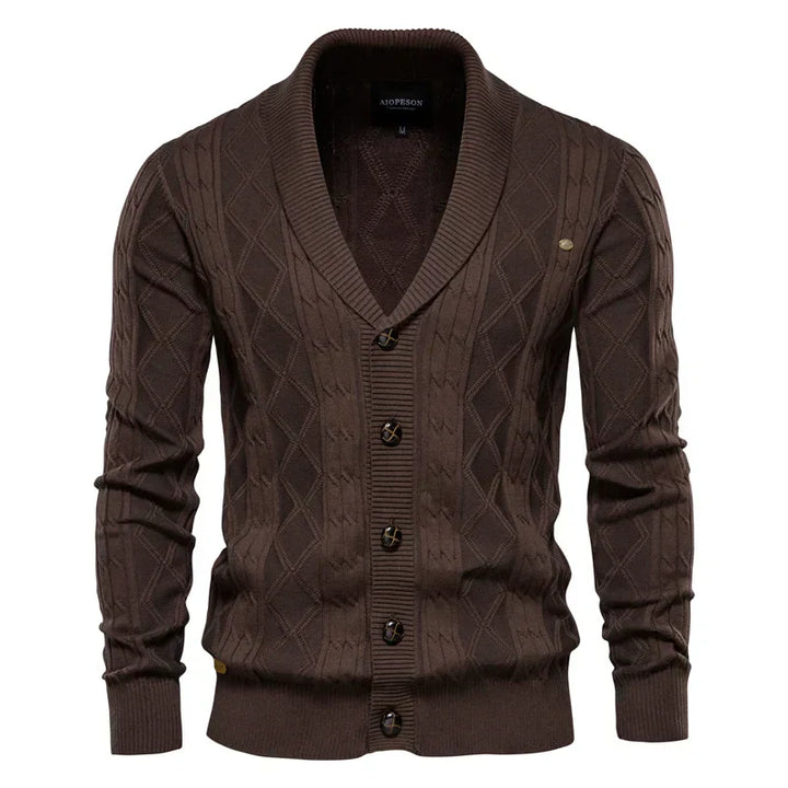 Bellivaro™ | Men's Cardigan with Button Placket