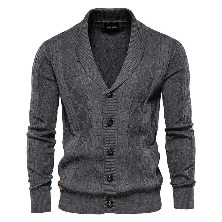 Bellivaro™ | Men's Cardigan with Button Placket