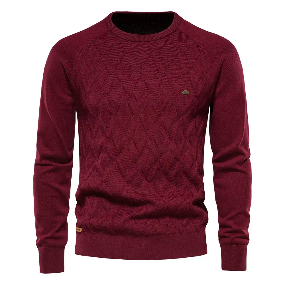 Lavenir™ | Men's Diamond Pattern Jumper