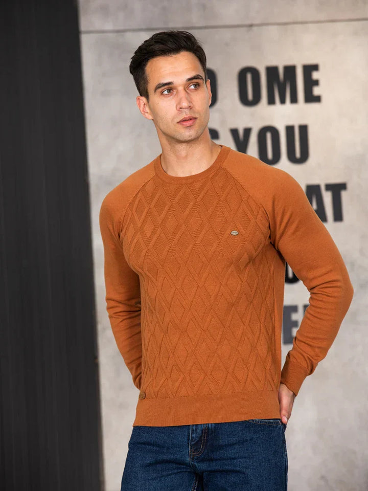 Lavenir™ | Men's Diamond Pattern Jumper