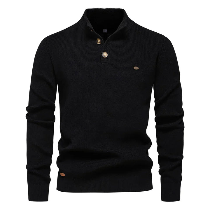 Miravo™ | Stylish Men's Sweater with Button Design