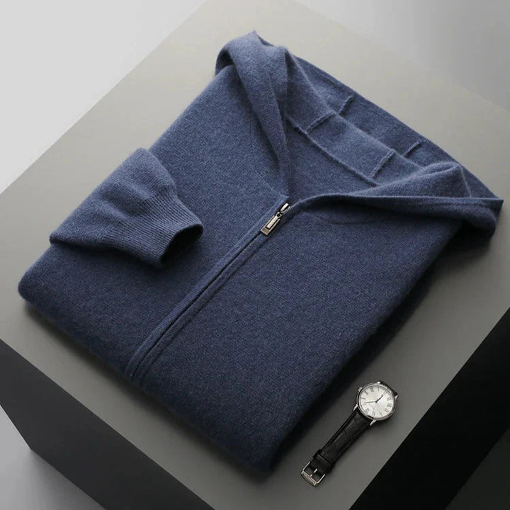 Caruso Cashmere Zip Hoodie
