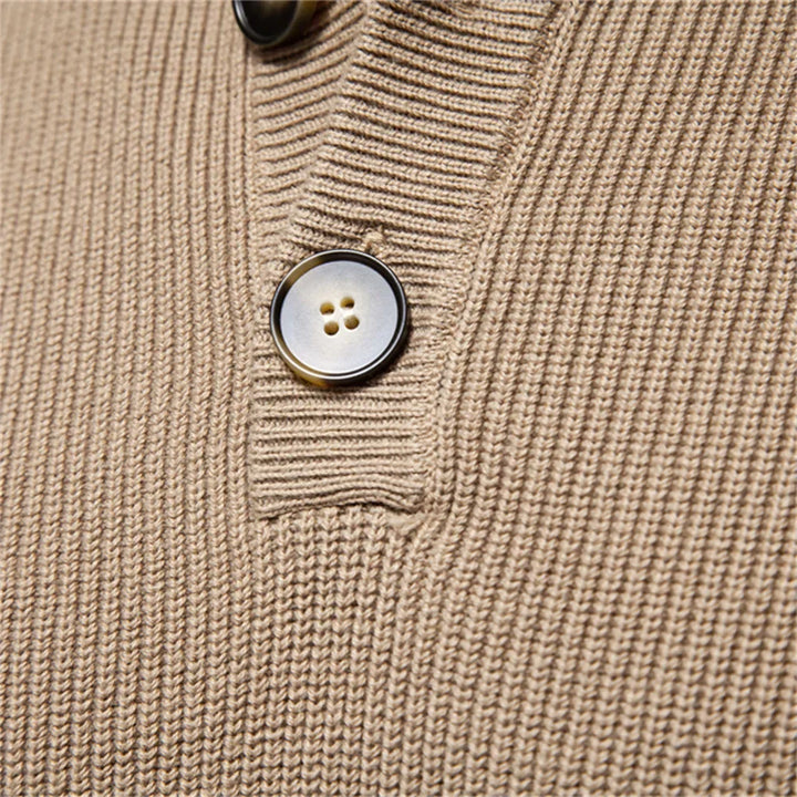 Miravo™ | Stylish Men's Sweater with Button Design