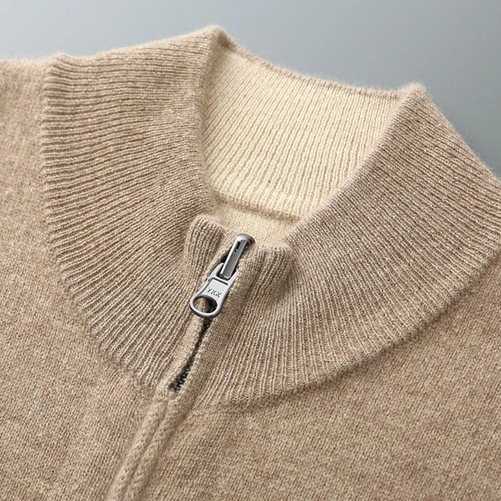 Pauletto Cashmere Zip Cardigan