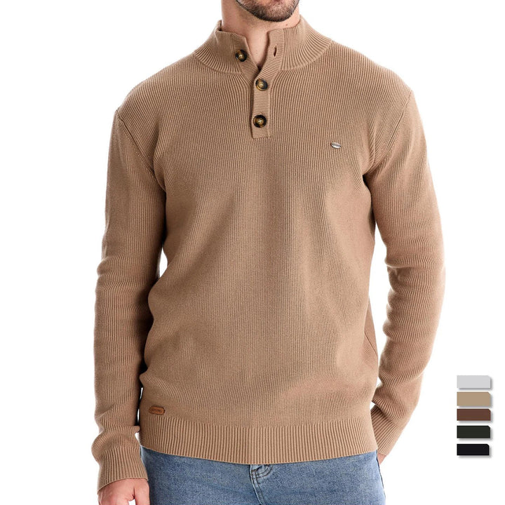 Miravo™ | Stylish Men's Sweater with Button Design
