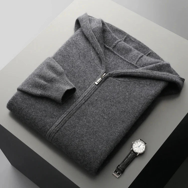 Caruso Cashmere Zip Hoodie