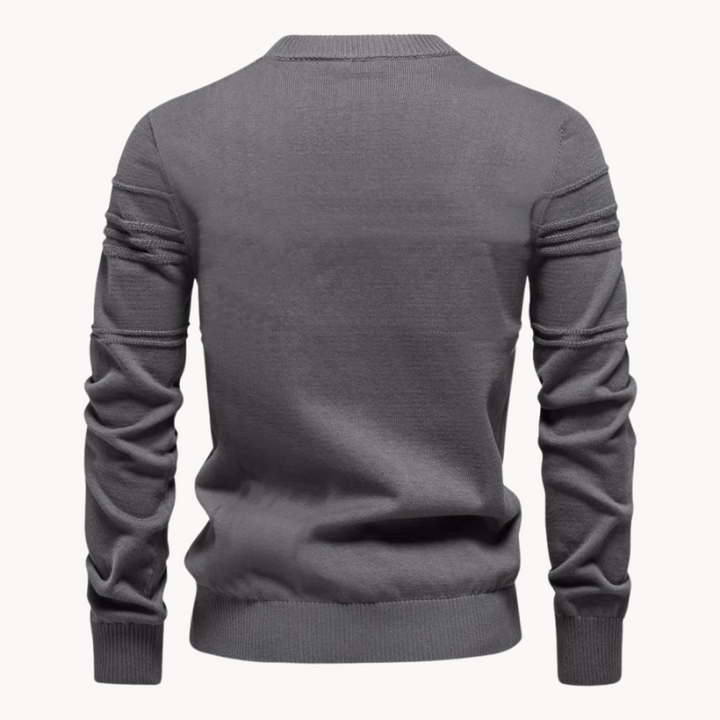 Thomas | Stylish Men's Sweater with Check Design