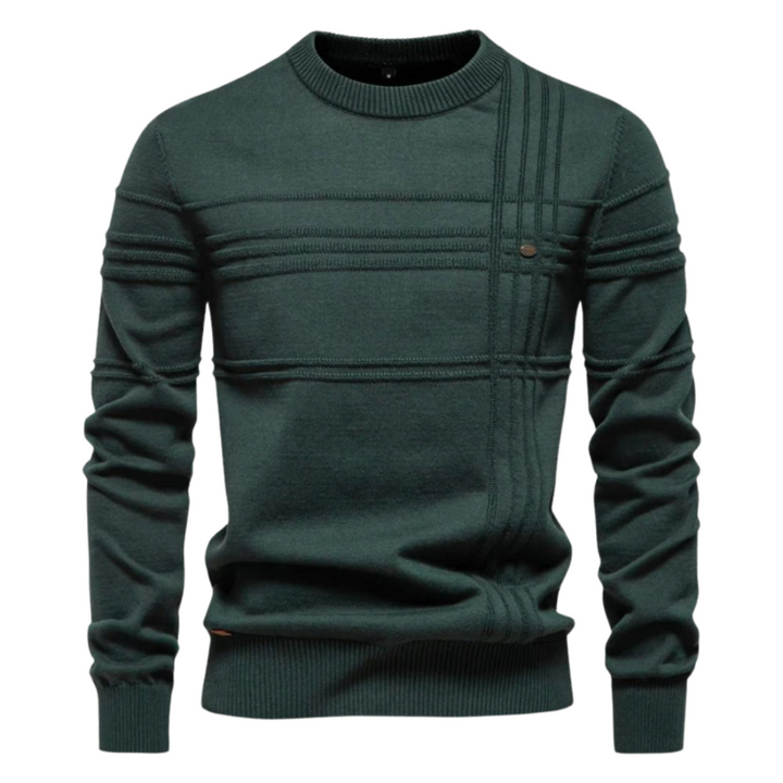 Thomas | Stylish Men's Sweater with Check Design
