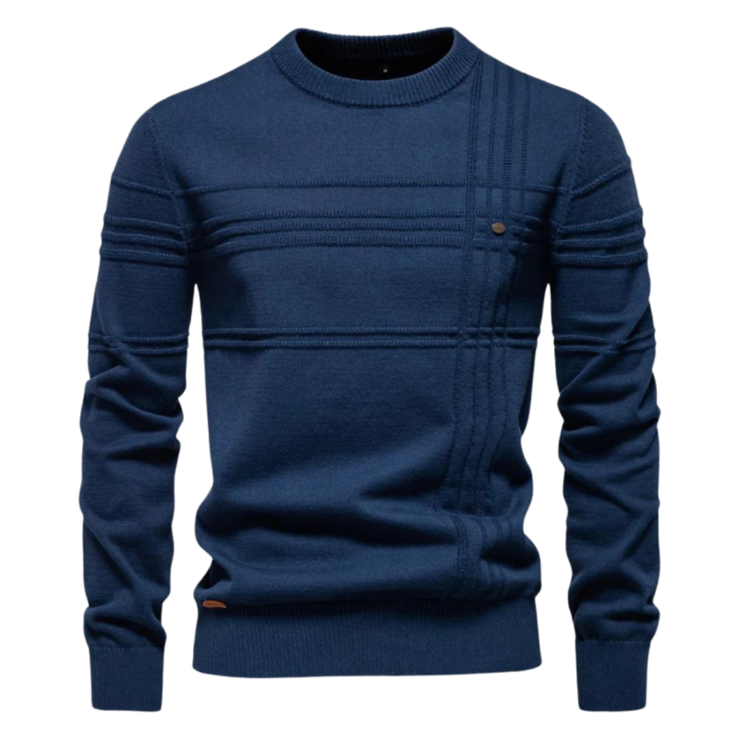 Thomas | Stylish Men's Sweater with Check Design
