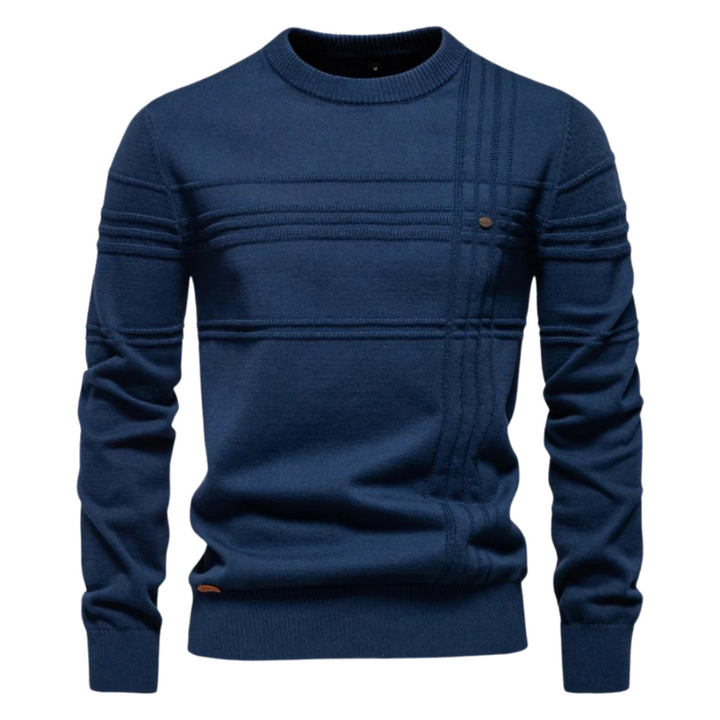 Thomas | Stylish Men's Sweater with Check Design