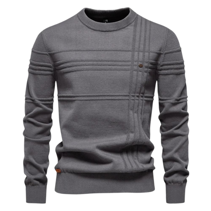 Thomas | Stylish Men's Sweater with Check Design
