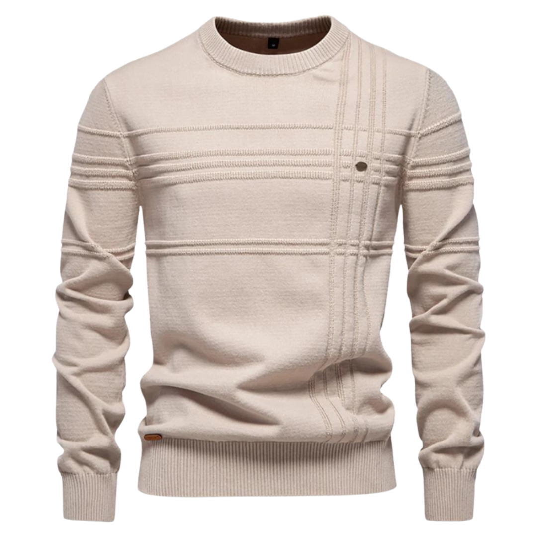 Thomas | Stylish Men's Sweater with Check Design
