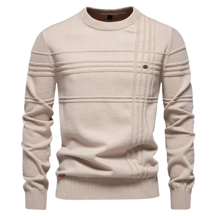 Thomas | Stylish Men's Sweater with Check Design