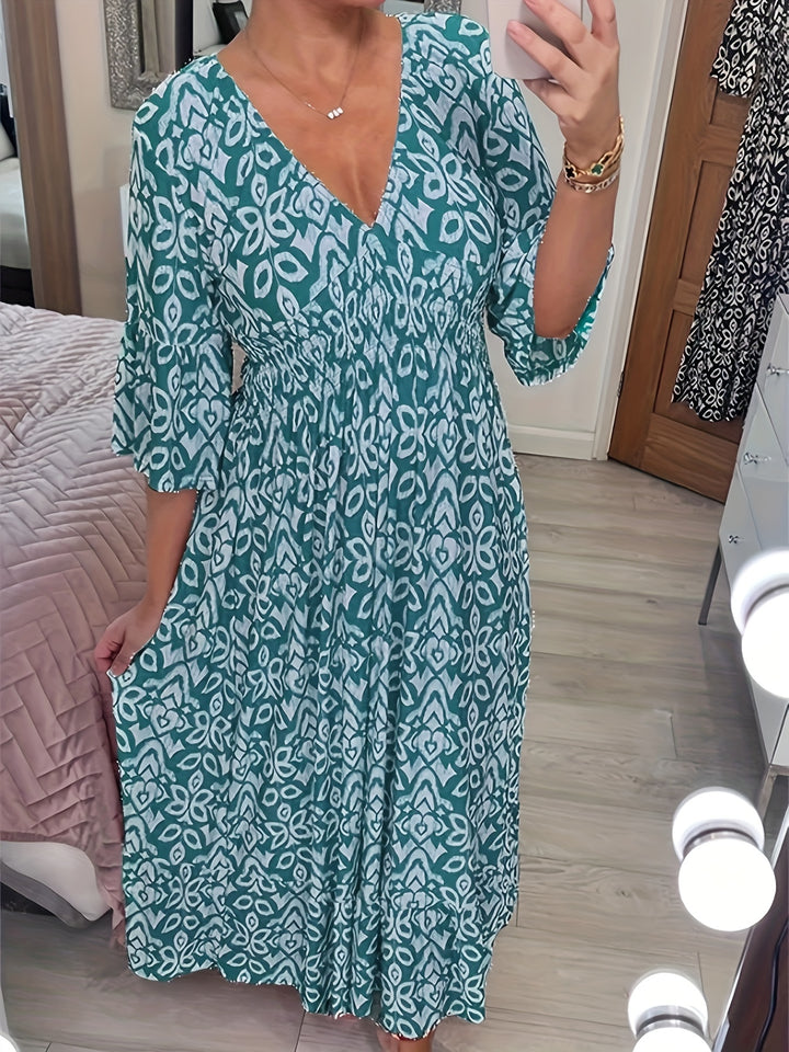 Boho Chic Ikat Klänning