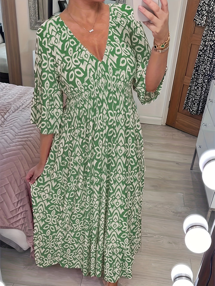 Boho Chic Ikat Klänning